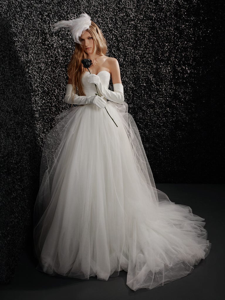 CLAUDINE, Strapless princess wedding dress