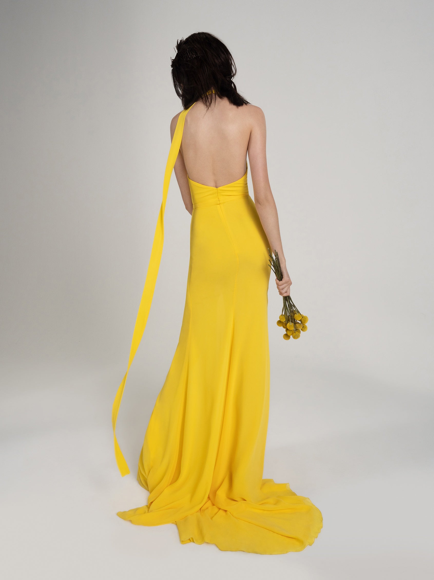 ELOISE Mermaid party dress with halter neck Vera Wang Bridesmaids