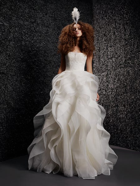 CLAUDINE | Strapless princess wedding dress | Vera Wang Bride