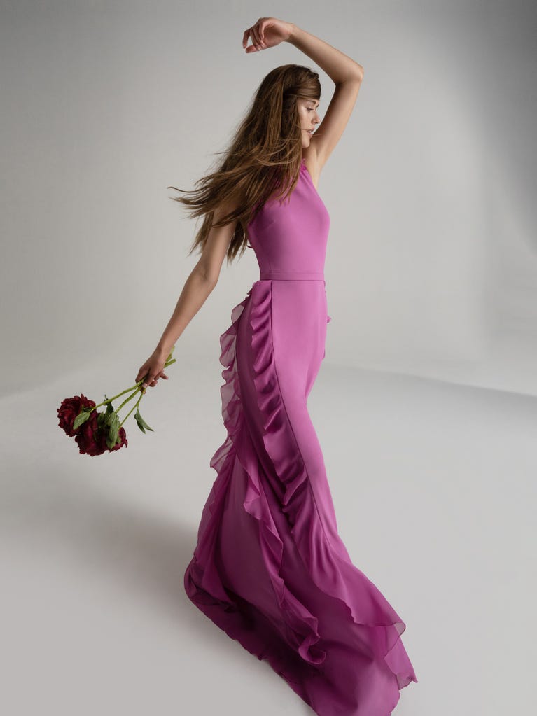 LOUISA Abito dritto scollo all'americana Vera Wang Bridesmaids