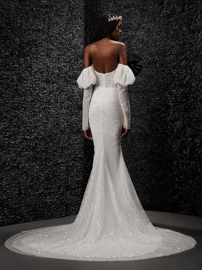 Vestido Largo Vestidos Corte Sirena Espalda Descubierta LYS